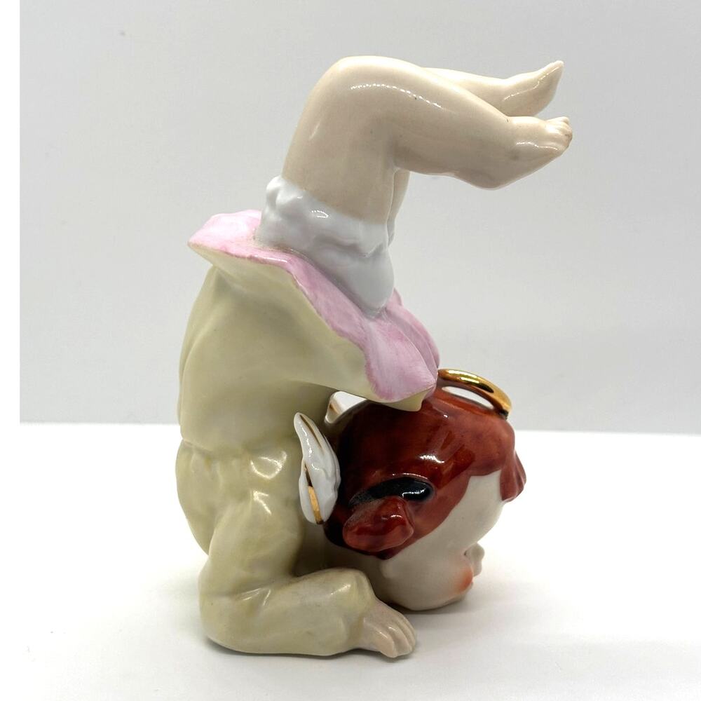 Vintage Ardalt Tumbling Angel Girl with Halo Figurine, Made in Japan - Picture 4 of 6